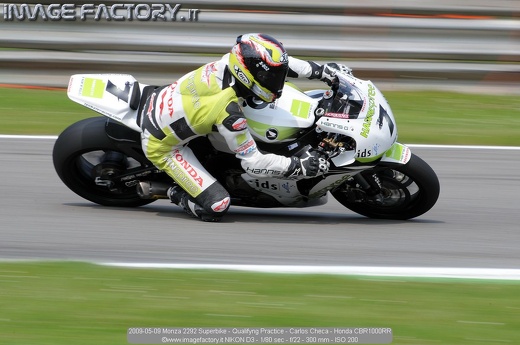 2009-05-09 Monza 2292 Superbike - Qualifyng Practice - Carlos Checa - Honda CBR1000RR